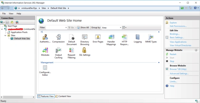 Step By Step Setup IIS On Azure Windows Virtual Machine