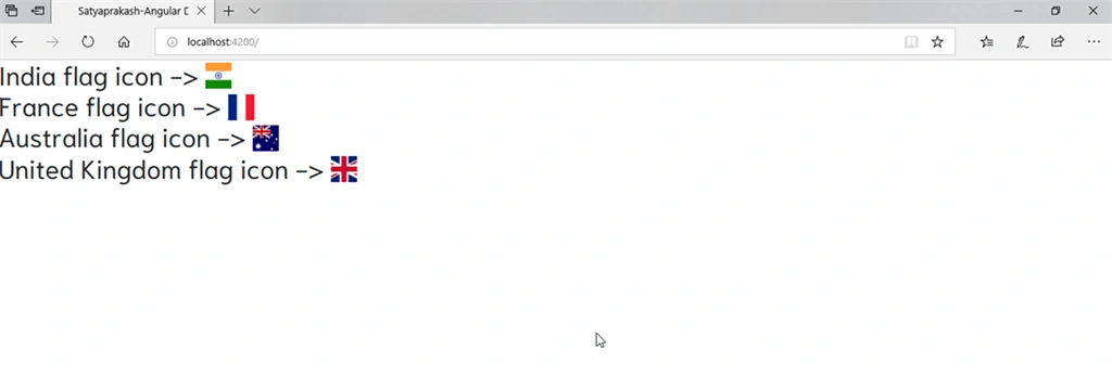 Steps To AddCountry FlagsIn Angular App Using Bootstrap 4