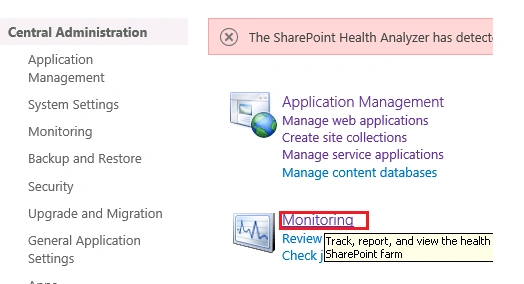 Monitoring