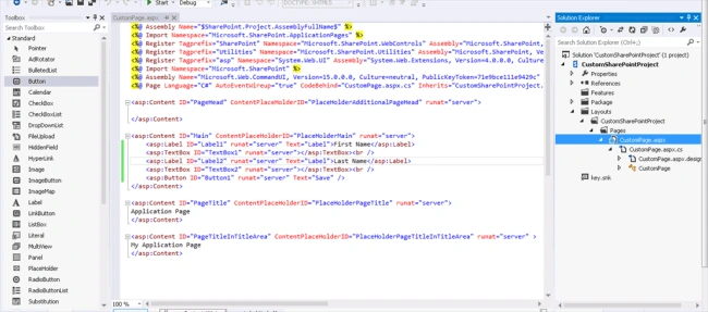 Application Page