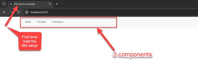 Title server example