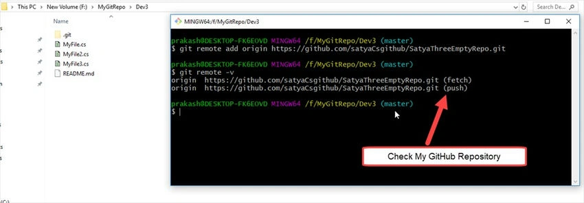 Command git remote