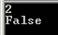 False