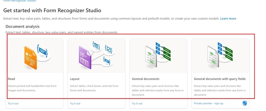 Azure Form Recognizer