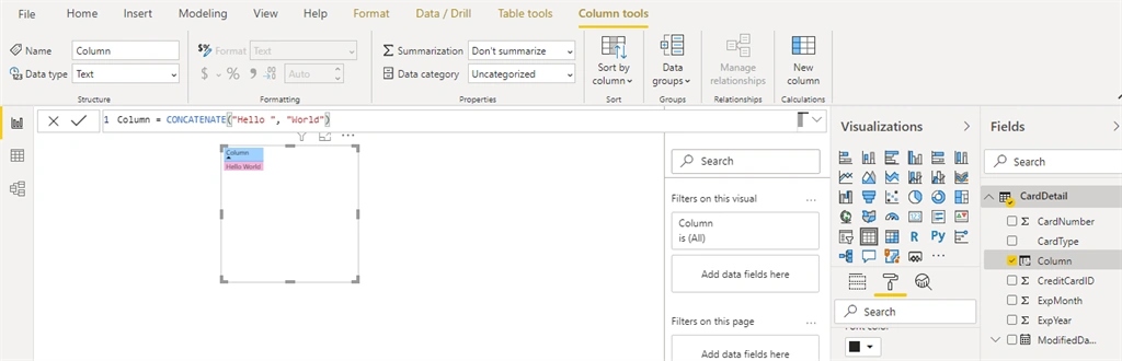 String Functions Or Text DAX Function In Power BI