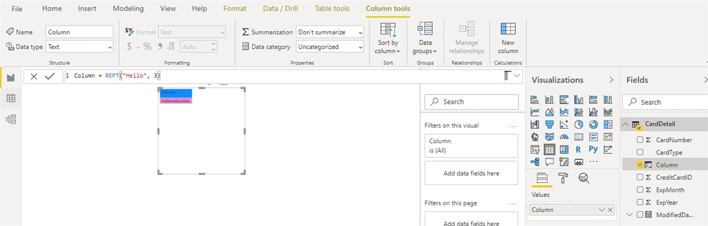 String Functions Or Text DAX Function In Power BI