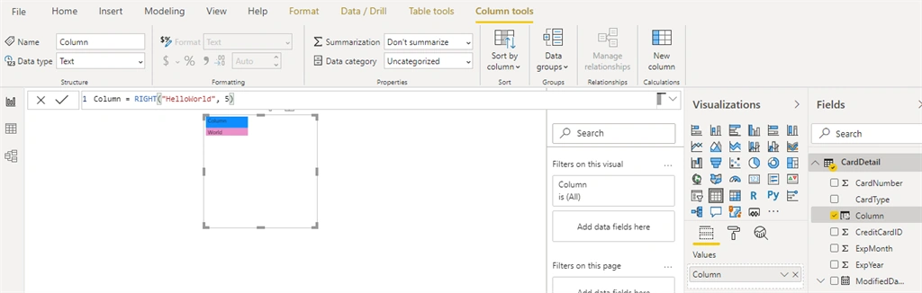 String Functions Or Text DAX Function In Power BI