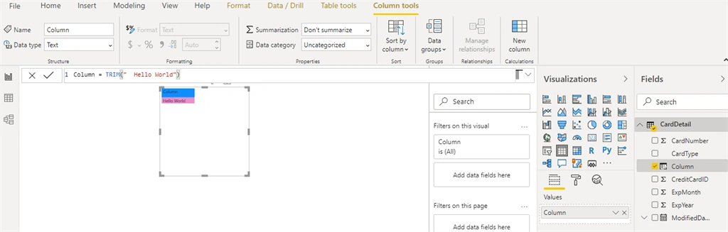 String Functions Or Text DAX Function In Power BI