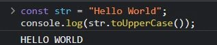 ToUpperCase()
