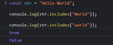 Includes()