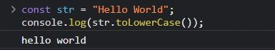 ToLowerCase()