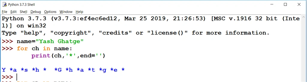 Accessing String