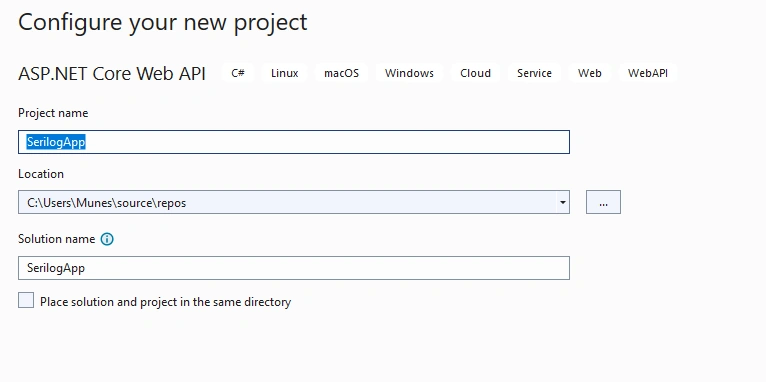 Structured Logging using Serilog in ASP.NET Core 7.0