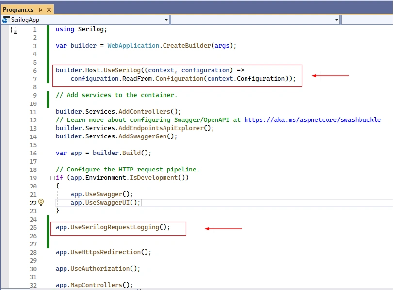 Structured Logging using Serilog in ASP.NET Core 7.0