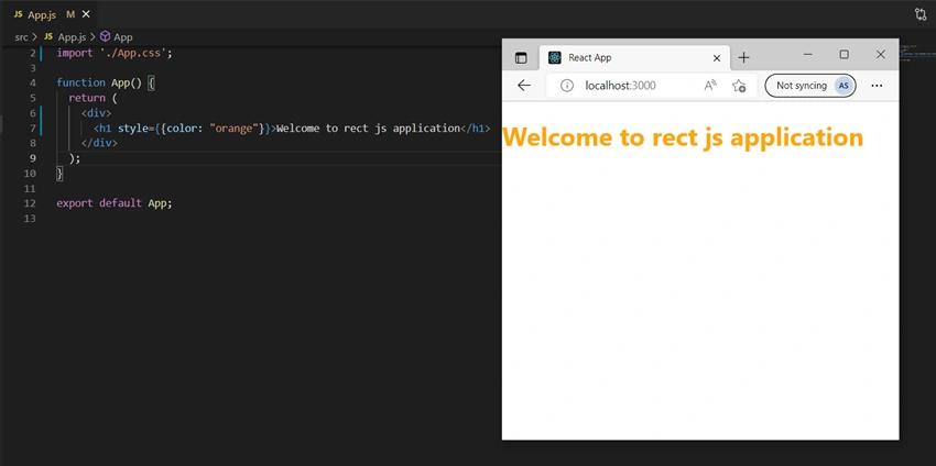 Styling React js application