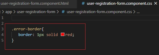 Let's Develop An Angular Application - Styling The Template Using CSS Validation Classes And ngModel Properties