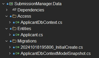 SubmissionManager screen shot 2