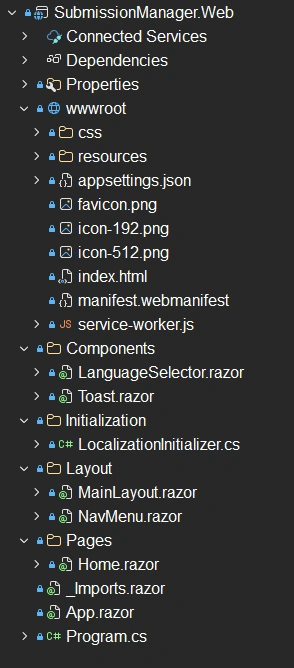SubmissionManager screen shot 4
