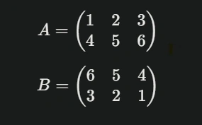 Matrix example
