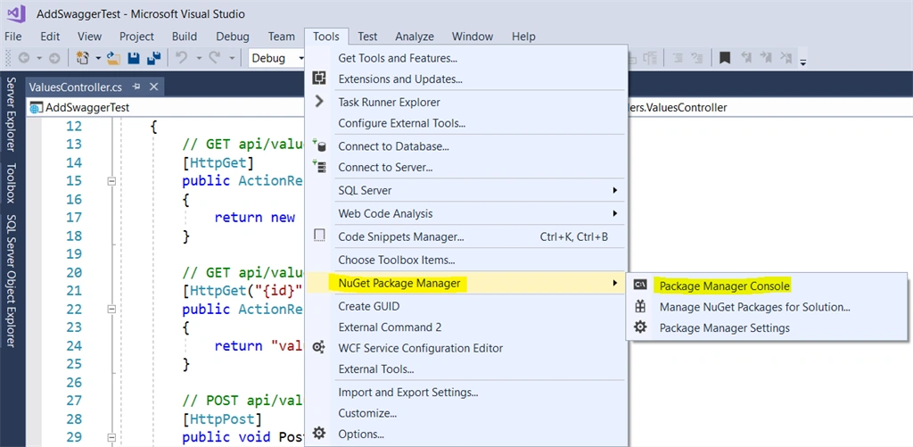 Swagger In .NET Core
