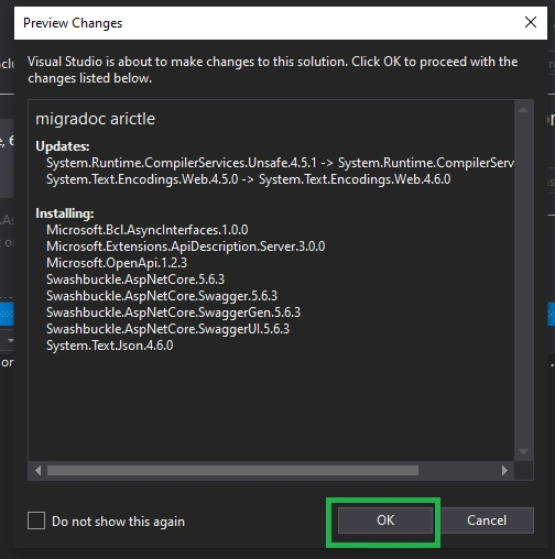 Swashbuckle And ASP.NET Core