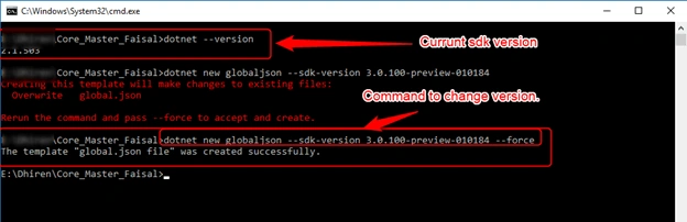 Switching Between .NET Core SDK Versions
