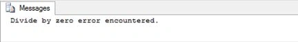 Exception Handling in SQL Server