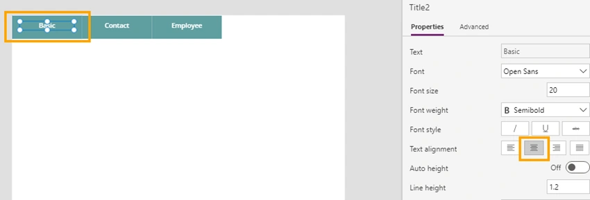 How To Create Tabs In PowerApps