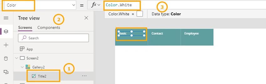 How To Create Tabs In PowerApps
