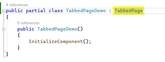 Inherit TabbedPage in .NET MAUI