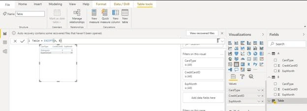 Table Manipulation Function In Power BI