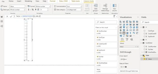 Table Manipulation Function In Power BI