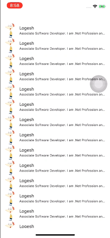 See the output