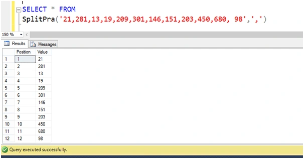 Calling the Function By Query