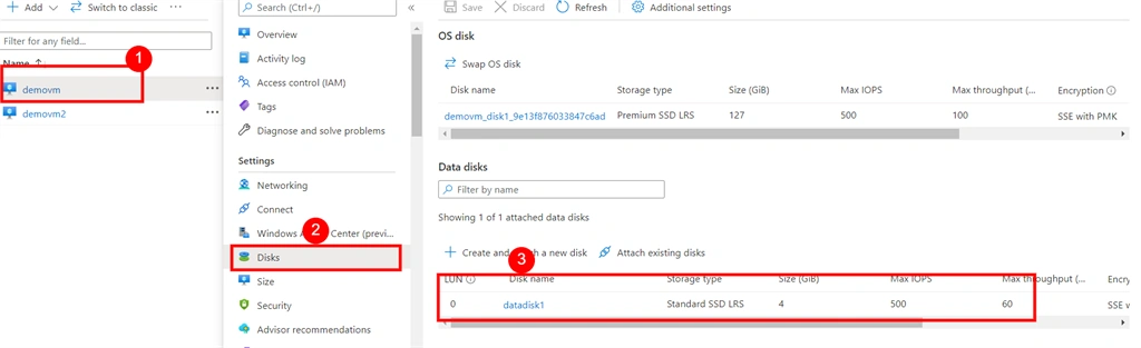 Taking Disk Snapshot In Azure