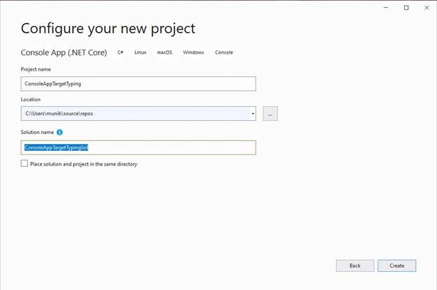 Target Typing and Shared Types in C# 9.0