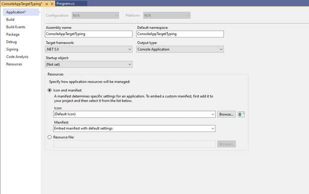 Target Typing and Shared Types in C# 9.0