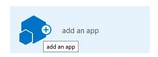 add an app