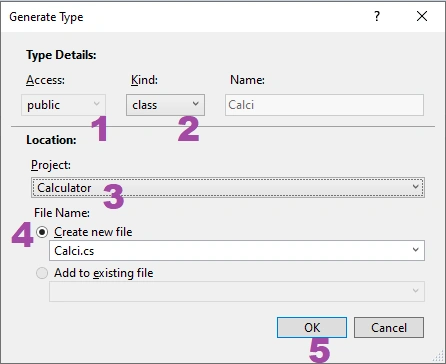 Generate Type