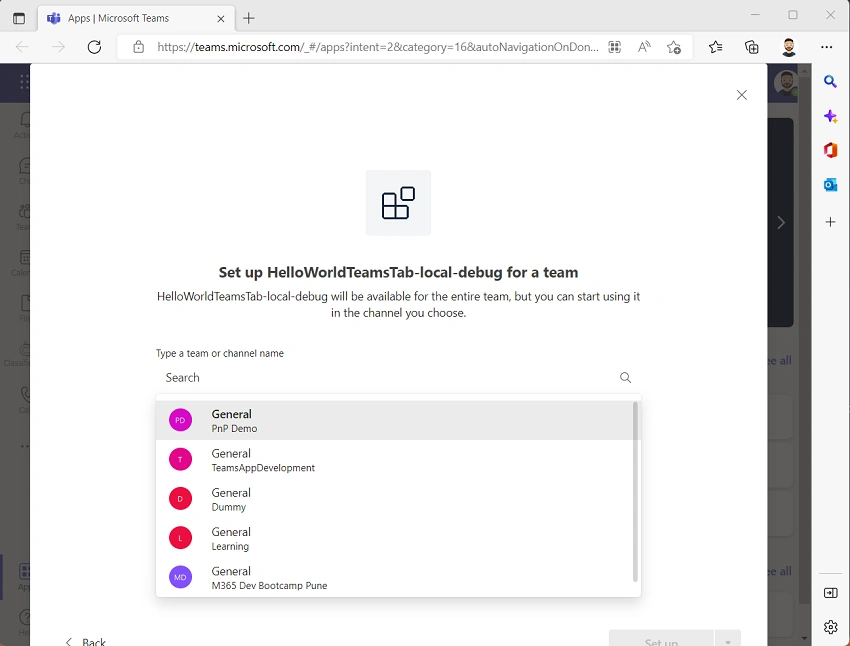 Teams Toolkit for Creating Microsoft Teams Tab