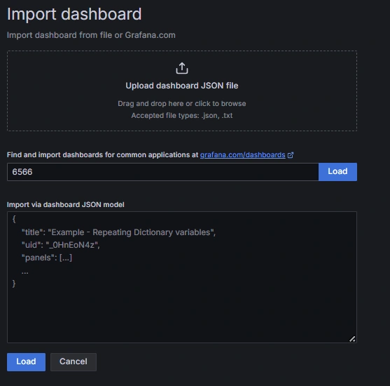 Grafana UI