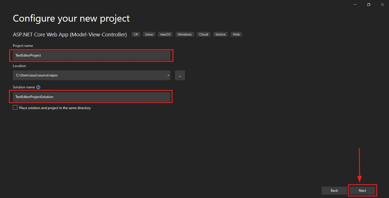 project naming image
