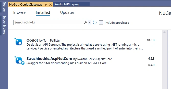 Microservices with Ocelot Gateway Using .NET Core 6 API And Angular 14