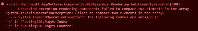 Routing 101 in Blazor