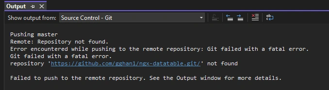 Create a Git Hub Repository from Visual Studio