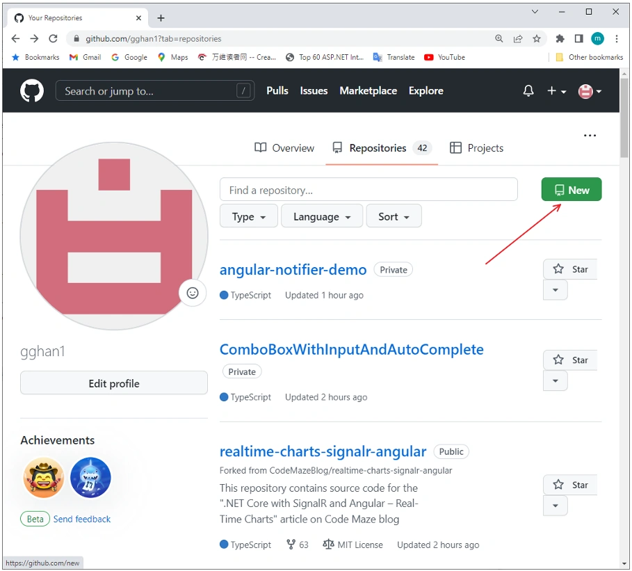Create a Git Hub Repository from Visual Studio