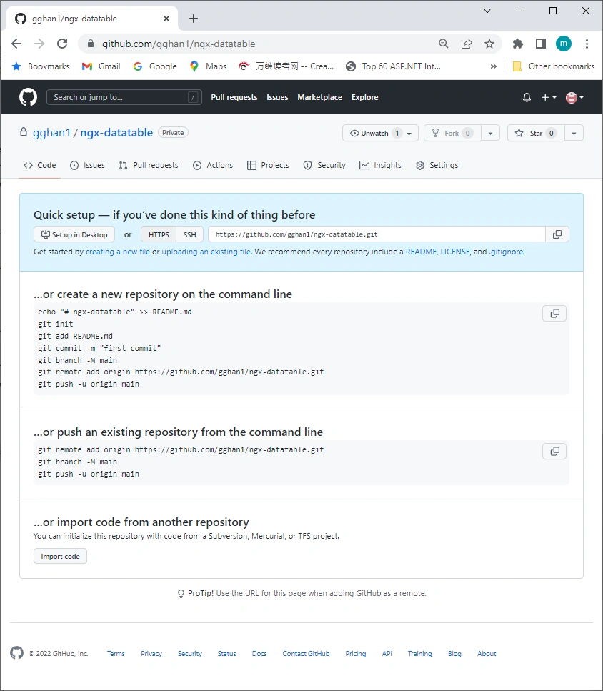Create a Git Hub Repository from Visual Studio