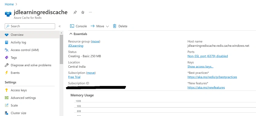 Azure Redis Cache Introduction and Implementation using .NET Core 6 Web API