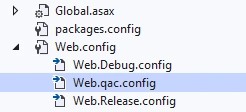 Configuration Transformation (1): Web.Config