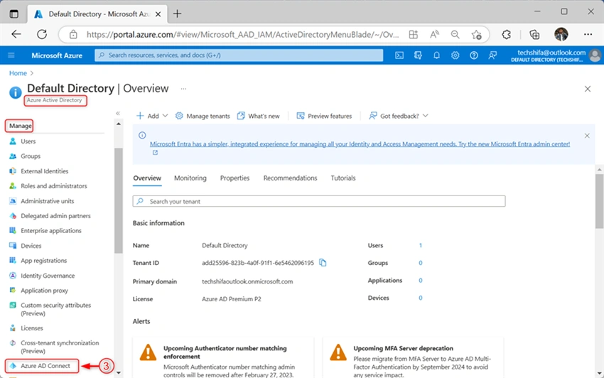 Setup Your Hybrid Environment Using Azure AD Connect